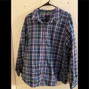 Women’s Gap Boyfriend Fit Plaid shirt